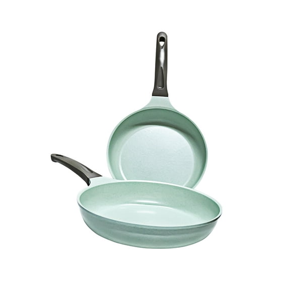 SET DE 2 SARTENES JADE PAN 20 Y 24 CMS Recubrimiento de Cerámica Jade