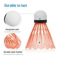 thumbnail image 3 of Shuttlecocks 12pcs Nylon Shuttlecocks  Plastic Badminton Shuttlecocks Indoor Outdoor Sports Badminton Balls Windproof Shuttlecock, 3 of 7