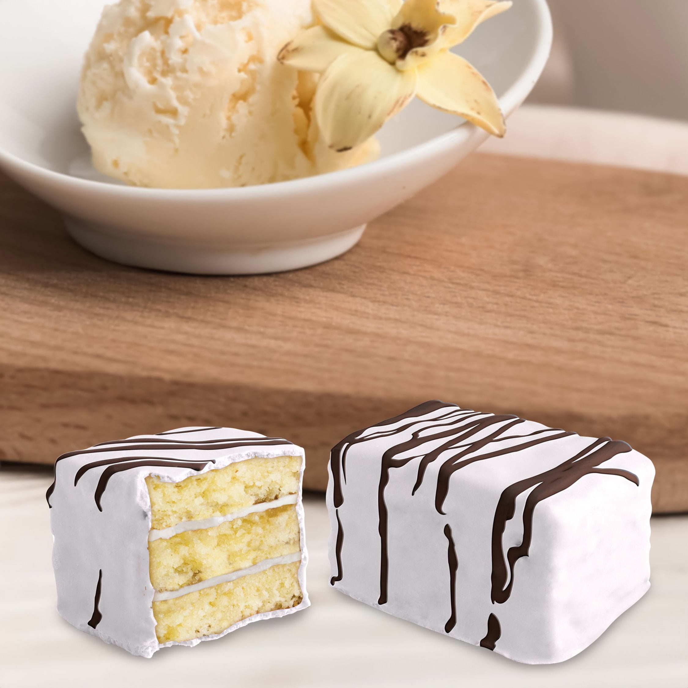 CakeBites Supremes Vanilla Swirl, 8 Mini Cakes, 10oz, Shelf Stable