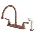 thumbnail image 6 of Kingston Brass GKB791SP Water Saving Magellan Centerset Kitchen Faucet with Matching Sprayer, Chrome, 6 of 7