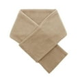thumbnail image 2 of ZQUUVOU Unisex Classic Brushed Scarf Plush Warm Lining for Men and Women Soft Fall Winter Thermal Accessory Gift Khaki, 2 of 5