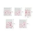 thumbnail image 6 of Limei 100Pcs Storage Bag Transparent Flower Clear Square Resealable Self-Adhesive Storage Bags, 6 of 7