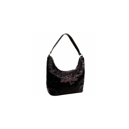 NCAA Sport Noir Quilted Hobo Purse 