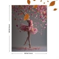 thumbnail image 3 of Ballerina Dance Flower Canvas Print for Living Room Bedroom Dining Room Entryway Office Studio Hallway Hotel Lobby Cafe Boutique Decor, 3 of 8