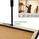 thumbnail image 3 of Percha para marcos, ganchos, percha de madera para marcos, percha dentada, juego de marcos con caja con compartimentos (251 piezas) (negro), 3 of 5