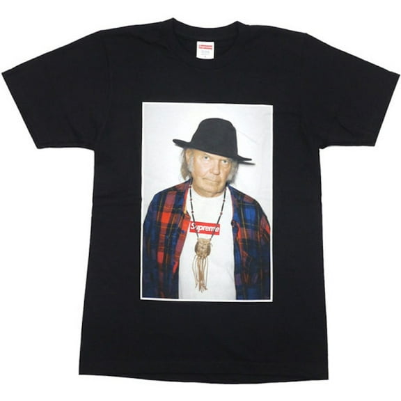 Supreme Men's Neil Young Tee Black, from StockX