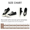 thumbnail image 3 of JENN ARDOR Women's Lace Up Sneakers Comfort Low Top Lightweight Canvas Fashion Casual Shoes Tennis Flats Size 8.5, 3 of 8