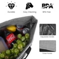 thumbnail image 4 of Bolsa Térmica CIVJET Aislada de 39L para Compras, Viajes y Pizza Gris, 4 of 9