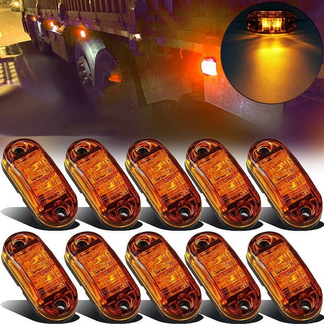 10 Uds camión 2LED Cannibal Fish lado luz remolque lado cola lámpara Australia E4 Carmon 039