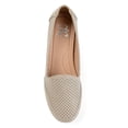 thumbnail image 5 of Brinley Co. Womens Comfort-sole Laser-cut Lightweight Wedges, 5 of 9