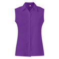 thumbnail image 5 of Women Sleeveless Button Down Shirts Chiffon for Work and Casual Occasions, 5 of 6