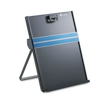 Fellowes 11053 Letter-Size Freestanding Desktop Copyholder, Stainless Steel, Black