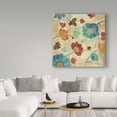thumbnail image 3 of Trademark Fine Art 'Coral and Teal Garden II' Canvas Art by Silvia Vassileva, 3 of 3