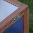 thumbnail image 6 of Outsunny Portable Wooden Garden Green House Cold Frame, Indoor Outdoor Terrarium Planter Box, 39" x 26" x 16", 6 of 9