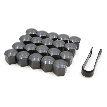 Green 17mm Car Wheel Bolt Cap Decorative Cap Dust Cover Cap