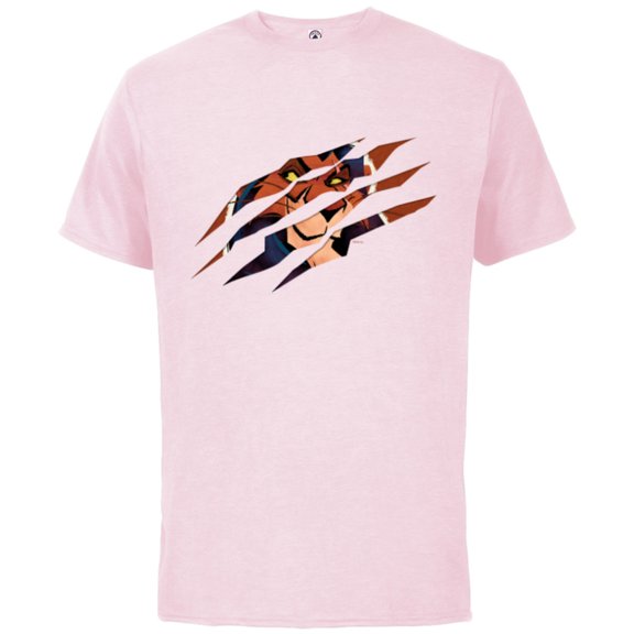 Disney Villains Scar Claw Slash The Lion King - Short Sleeve Cotton T-Shirt for Adults - Customized-Soft Pink
