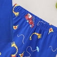 thumbnail image 5 of Toddler Boy Summer Short Sets Outfits Cotton CrewNeck Short Sleeve Playwear Sets 6-12 Months 12-24 Months 2T 3T 4T 5T 6T 7T Children 4-5 Years, 5 of 7