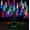 Color Bar, variant on Solar Garden Lights, Waterproof 30cm 10 Tubes 249LEDs Falling Raindrop Meteor Shower - Blue Solar Lights Outdoor Garden for Holiday, Party, Wedding & Christmas Decoration