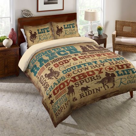 Loon Peak Brieaddy Welcome to the Ranch Duvet Cover