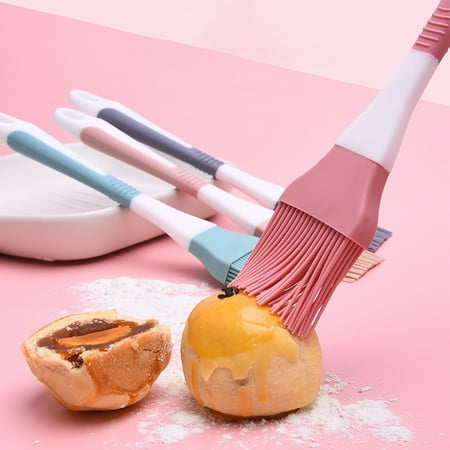 

Portable Oil Brushes Anti-Slip Elastic Silicone Anti-Wear BBQ Spice Brushes for Kitchen
