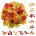 thumbnail image 1 of Cheers.US 50Pcs/Bag Artificial Fall Leaves Faux Fall Color Maple Leaves Decoration Fake Maple Left Art for Craft, Wedding, Festival, Party, Thanks-Giving and Outdoor Decorating, 1 of 7