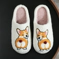 thumbnail image 4 of Leozcaa Pantoufles Mignonnes à Motif Animal pour Femmes Intérieur Extérieur en Mousse à Mémoire Pantoufle de Maison Douce Chaude Confortable Duveteuse Chaussures, 4 of 5