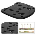 thumbnail image 3 of BRIGHTFUFU Portaequipajes trasero universal para motocicleta, placa base para maletero con tornillos, soporte de montaje resistente para scooters eléctricos y portaequipajes traseros de motocicletas., 3 of 8