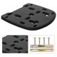 thumbnail image 3 of BRIGHTFUFU Portaequipajes trasero universal para motocicleta, placa base para maletero con tornillos, soporte de montaje resistente para scooters eléctricos y portaequipajes traseros de motocicletas., 3 of 8