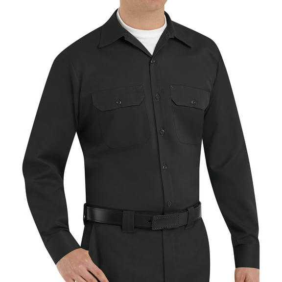 Red Kap Men's Long Sleeve Utility Uniform Shirt