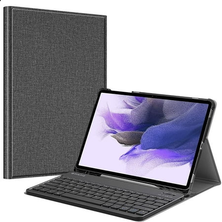 Bluetooth Keyboard Case for Samsung Galaxy Tab S7 FE 12.4'' SM-T730 2021 Cover