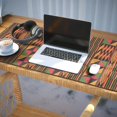 thumbnail image 3 of Long Mouse Pads for Desk,Boho Colorful Geometric Ethnic Pattern Desk Mats on Top Of Desks, Desk Mouse Pad Extra Large with 3mm Non-Slip Base and Stitched Edge for Gaming,Office,Work,Home 35.4"x15.7", 3 of 6