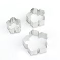 thumbnail image 1 of 3pcs Petunia Flower Stainless Steel Cookie Cutter Cake Mould Cake Sugar Paste Baking Mould, 1 of 8
