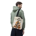 thumbnail image 3 of Happy Halloween Boston Terrier Witches Hat Pumpkin Carving All Over Print 3D Canvas Tote Bag Gentleman Dog Lover Gifts Reusable Handbag - 02019, 3 of 5