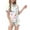 Z33-White, variant on YUEHUA Valentines Girls Pajamas Silk PJS Set Pink Bow Satin Sleepwear Short Sleeve 2 Piece for Kids Button-Down Nightwear size 7-14