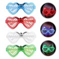 thumbnail image 3 of 4 Pcs Red Glasses Glowing Sunglasses Light Glasses Halloween Party Favor Flashing Glasses Party Glasses Banmo, 3 of 3