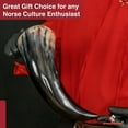 thumbnail image 5 of Armory Replicas 100% Natural Horn Anglo Saxon Roe Viking Nature Drinking Horn - medieval Ox Accessory Perfect for Renaissance fairs or themed events, 5 of 10