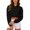 Black, variant on Womens Athletic Tops Four Wold Sun Protective Hoodie Jacket For Outdoor Activities Lightweight T Shirt Top With Flex Black S