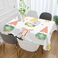 thumbnail image 5 of GZHJMY Easter Gnome Tablecloth, Rectangle Waterproof Washable Polyester Table Cover for Picnic Dinner Holiday Party Decor, 60 x 90 Inch, 5 of 7