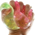 thumbnail image 6 of Set of 3 Glitter Sugar Ball - Glittery Shimmer Thick Glue/Gel Stretch Ball - Ultra Squishy and Moldable Slow Rise Relaxing Sensory Fidget Stress Toy (Random Colors), 6 of 8