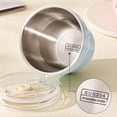 thumbnail image 5 of 9.13oz 304 Stainless Steel Coffee Cup with Leakproof Lid, Cute Graphic Print Portable Small Drink Mug, Insulated Reusable Tumbler for Office Daily Use Travel, Stylish Milk Tea Water Cup for Women Men, 5 of 6