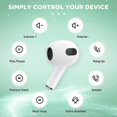 thumbnail image 3 of Single Replacement Right Earbud for AirPods 3rd Gen, Compatible Only with AirPods 3rd Gen Model A2565, Left Ear Side Wireless Earbud, Comes with Magne, 3 of 5