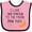 Pink and Black, variant on Inktastic I Love My Uncle to the Moon and Back Boys or Girls Baby Bib