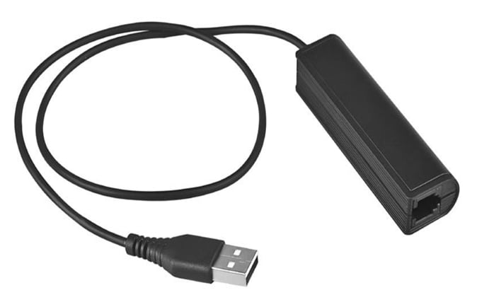 USB Plug to RJ9 Headset Adapter For 