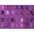 thumbnail image 1 of Ahgly Company Indoor Rectangle Abstract Purple Modern Area Rugs, 5' x 8', 1 of 4