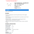 thumbnail image 2 of Front Left Brake Hose - Compatible with 2004 - 2010 Toyota Sienna 2005 2006 2007 2008 2009, 2 of 2