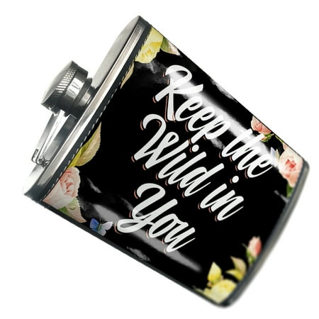

NEONBLOND Flask Floral Border Keep the Wild in You