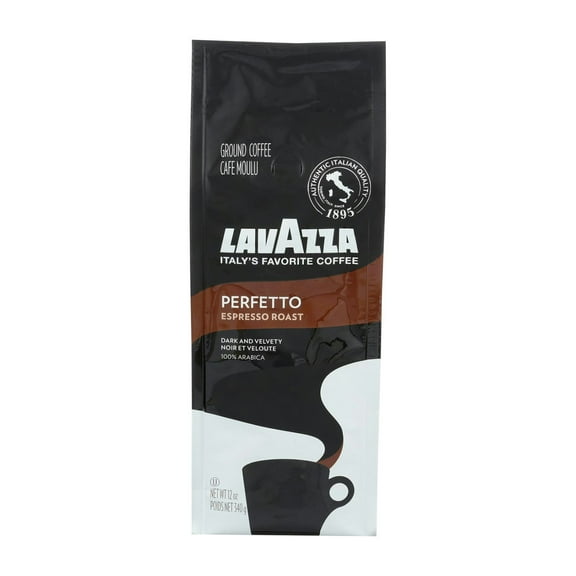Lavazza Coffee Ground Perfetto 12 oz (Pack Of 6)
