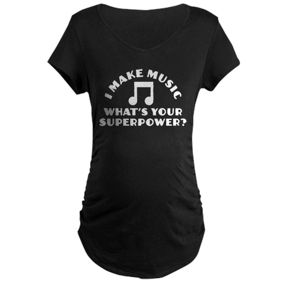 CafePress - I Make Music Maternity Dark T Shirt - Maternity Dark T-Shirt