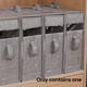 thumbnail image 4 of Caja de Almacenamiento de Sábanas de Cama Hoja de Ropa Organizador Armario Manta de Edredón Caja de Almacenamiento Gris, 4 of 5
