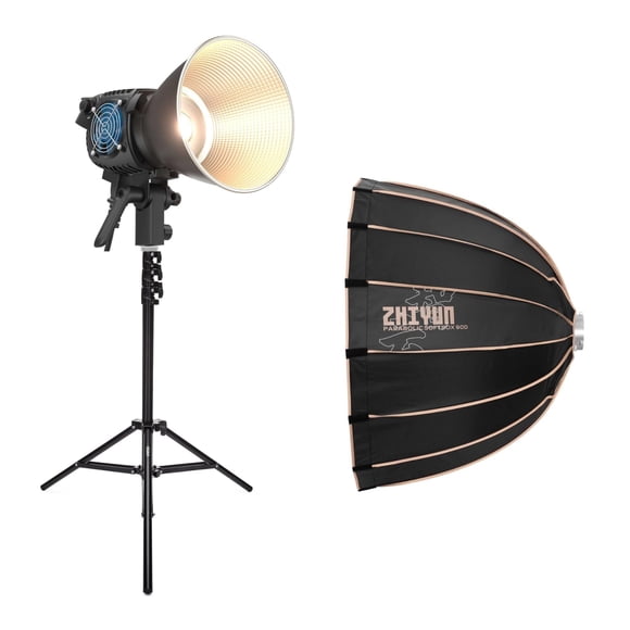 Luz LED LED Zhiyun Molus B200 bicolor con softbox y soporte